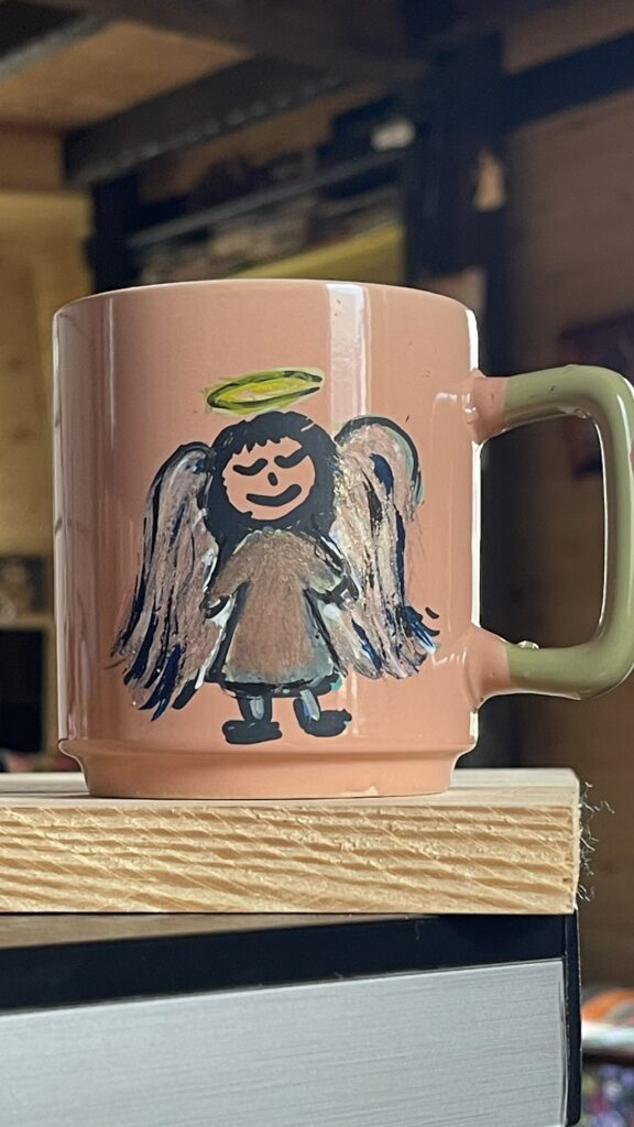 kubek z aniołkiem